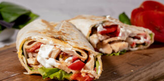 Domači piščančji kebab