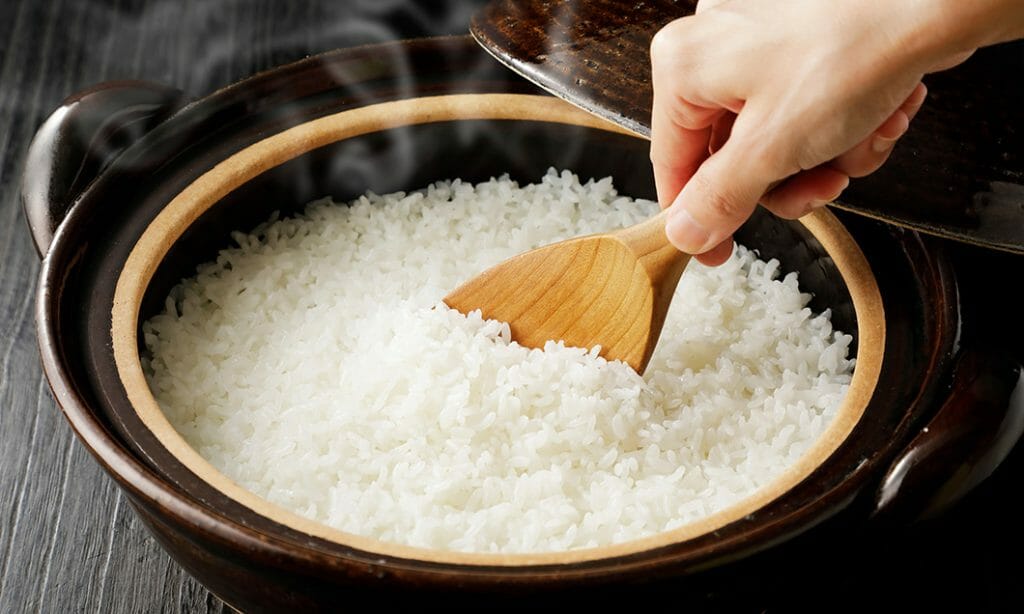 Koliko gramov riža na osebo?